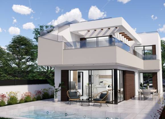 Villa - New Build - Pilar de la Horadada - Chic 00535 Golf La Rom Villas-D