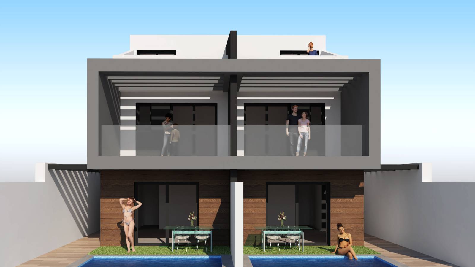 Neue immoblilien - semi-detached - San Javier