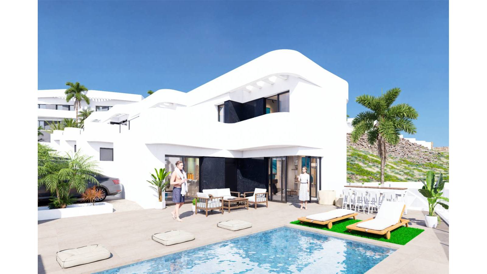 Neue immoblilien - Villa - Algorfa - La finca Golf