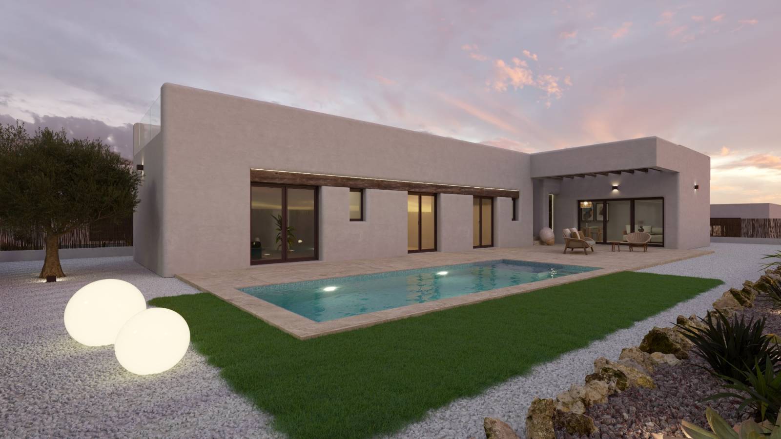 Neue immoblilien - Villa - Algorfa - La finca Golf