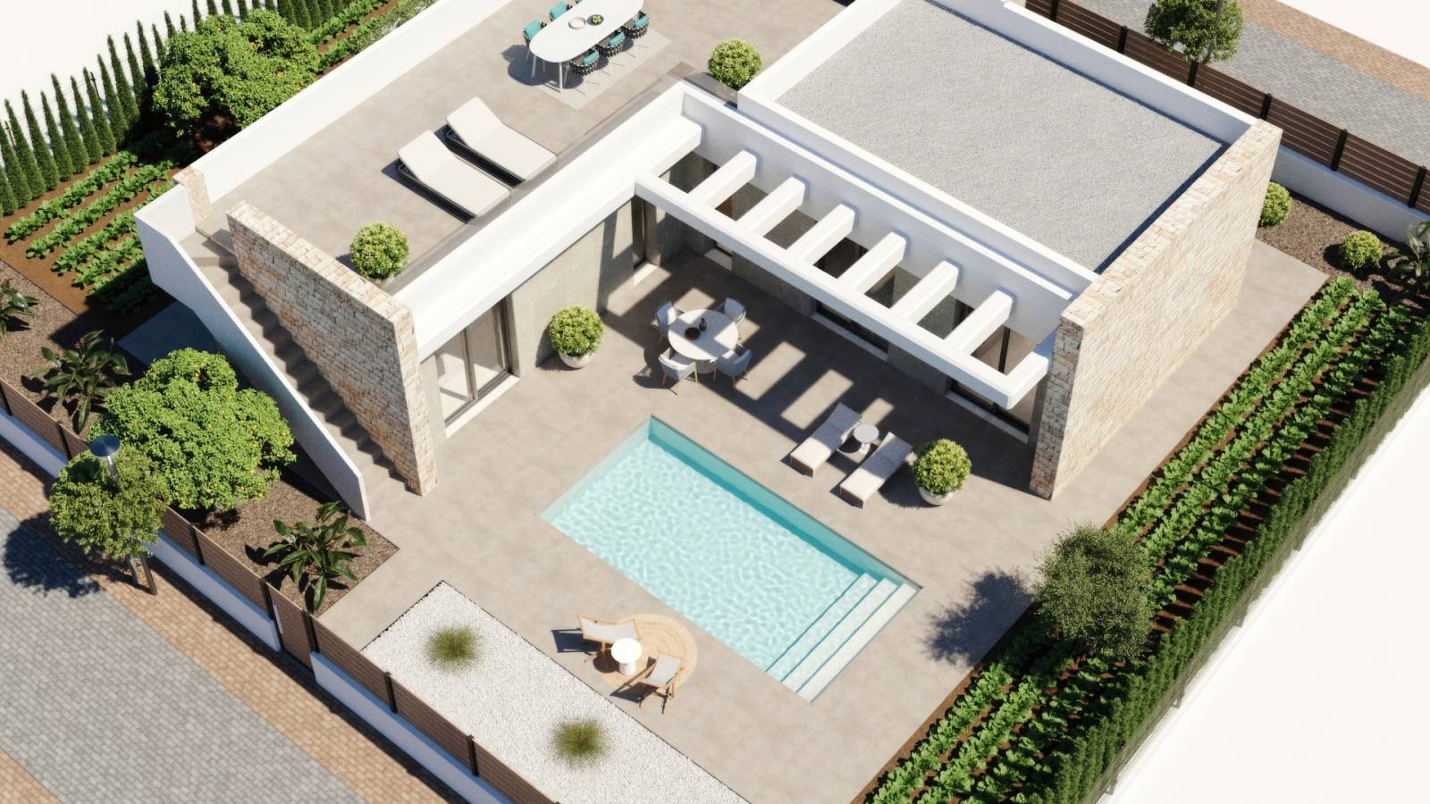 Neue immoblilien - Villa - Hacienda del Alamo Golf