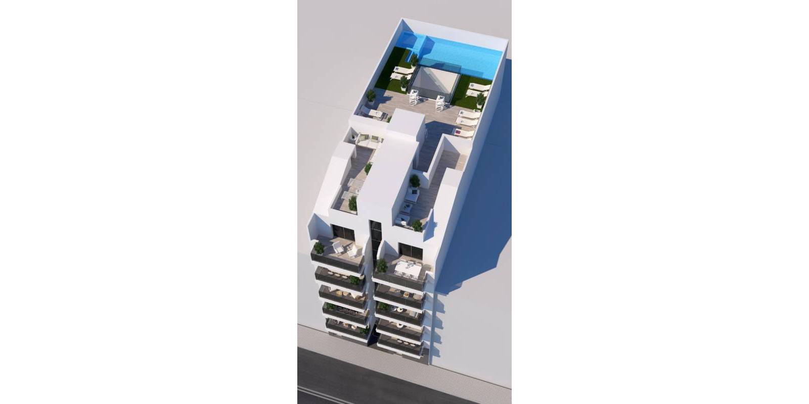 Nieuwbouw - Appartement - Torrevieja - Playa del Cura