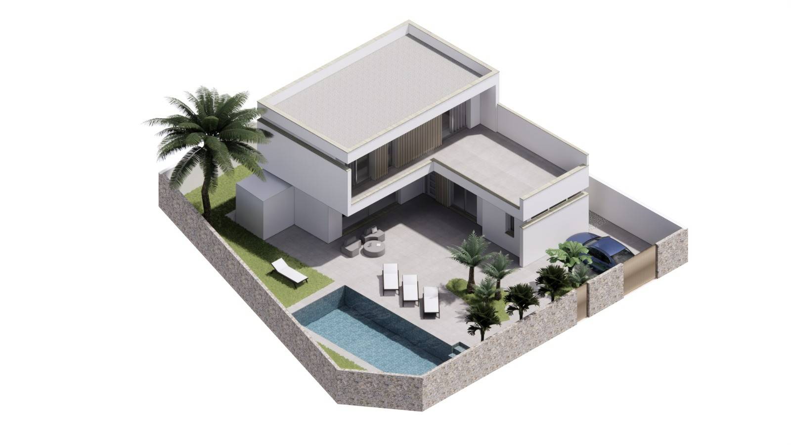 Nieuwbouw - Villa - San Javier - Santiago de Ribera