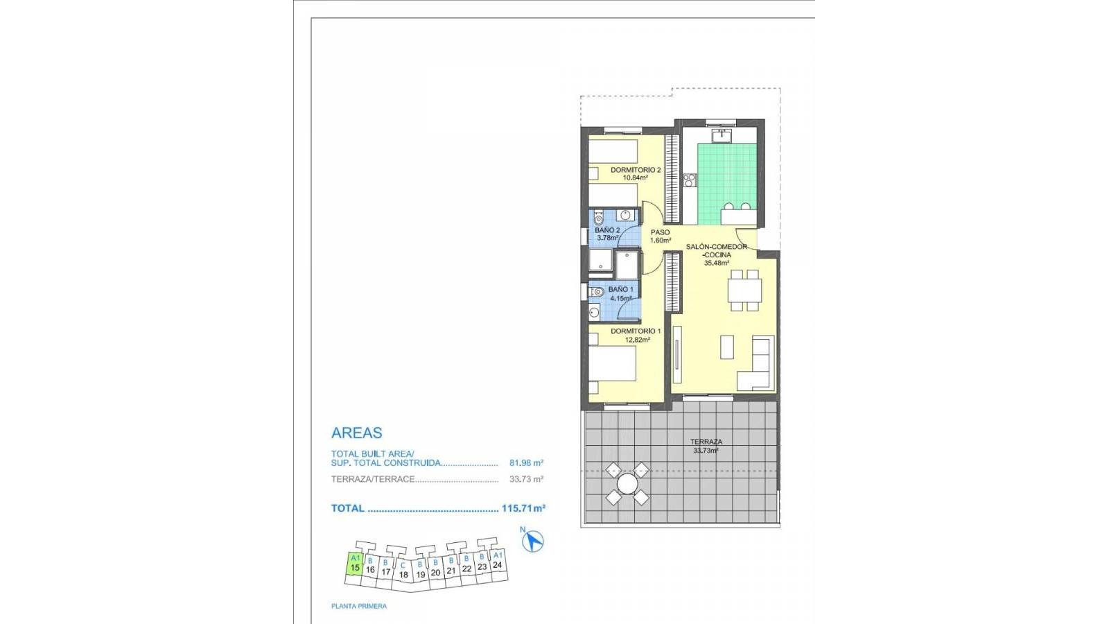 Nowy budynek - Apartament - Orihuela - Villamartín