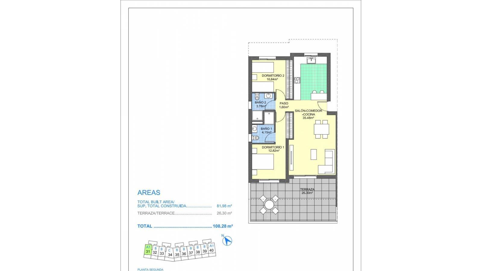 Nowy budynek - Apartament - Orihuela - Villamartín