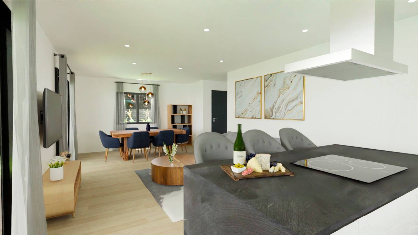 Nowy budynek - Villa - Hondón de las Nieves