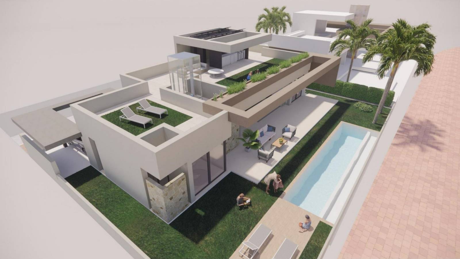 Nowy budynek - Villa - Los Alcazares