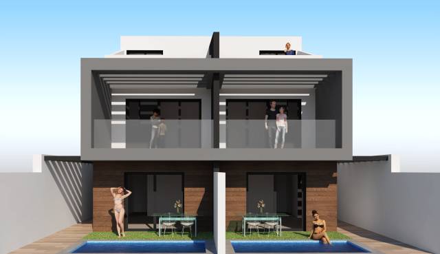 semi-detached - Nouvelle construction - San Javier - NBH-56067