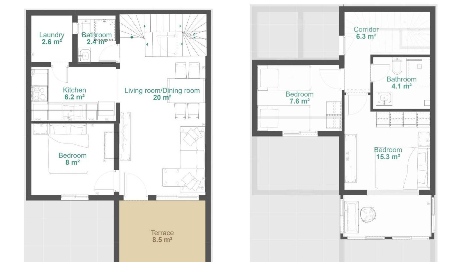 Venta - Bungalow - Orihuela - Urbanización Perla del Mar