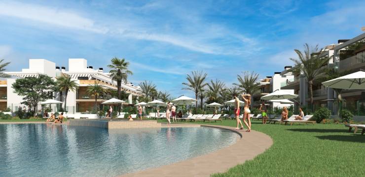Nieuwbouwproject in Serena Golf: uw nieuwe thuis wacht op u in deze appartementen te koop in Los Alcázares