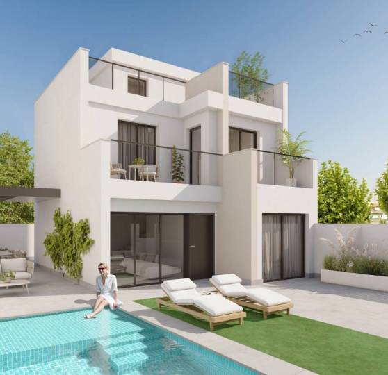 L.A. BEACH, luxury villas for sale in Los Alcázares to live in paradise