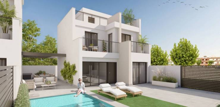 L.A. BEACH, luxury villas for sale in Los Alcázares to live in paradise